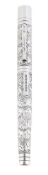 YARD-O-LED, VICEROY GRAND VICTORIAN, A SILVER FOUNTAIN ROLLERBALL