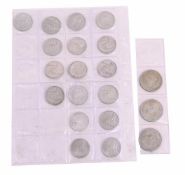 SOUTH AFRICA, REPUBLIC, 50-CENTS (3)1963 (2), 1964, 1-RAND (17), 1966 (16), 1967