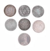 VICTORIA, JUBILEE HEAD HALFCROWNS (3), 1887 (2), 1891 (S 3924)