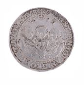 GERMANY, SAXONY, CHRISTIAN II, JOHAN GEORGE AND AUGUSTUS, THALER 1592 HB