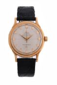 Y OMEGA, CONSTELLATION, AN 18 CARAT GOLD WRISTWATCH