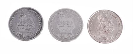 GEORGE IV, SHILLINGS 1826 (3) (S 3812)