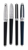 S T DUPONT, D LINE, A BLACK LAQUE DE CHINE ROLLERBALL