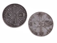 VICTORIA, JUBILEE HEAD, DOUBLE FLORINS (2)