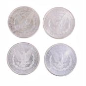 USA, MORGAN DOLLARS (4) 1881S, 1882S, 1921 (2)