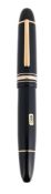 MONTBLANC, MEISTERSTÜCK, 149, A BLACK FOUNTAIN PEN