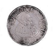 GERMANY, SAXONY, JOHANN FRIEDRICH I AND GEORG THE BEARDED, THALER 1534 T