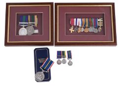 GENERAL SERVICE MEDAL, BAR CANAL ZONE, TO '2LT R.C. RAWCLIFFE E LAN R'