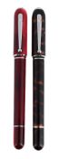 ALFRED DUNHILL, SIDECAR, A RED LACQUER FOUNTAIN PEN