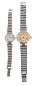 DUNHILL, A STAINLESS STEEL BRACELET WATCH WITH DATE