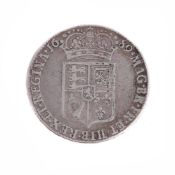WILLIAM AND MARY, HALFCROWN 1689 PROMO FIRST REVERSE (S 3434)