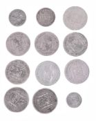 SPAIN, AMADEO I TO ALFONSO XIII, 5-PESETAS (9)