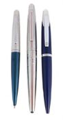 ALFRED DUNHILL, AD2000 GMT WORLD TIME ZONE, A STEEL FOUNTAIN PEN