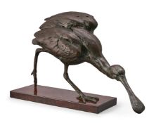 DYLAN LEWIS (SOUTH AFRICA, 1964-), WADING SPOONBILL