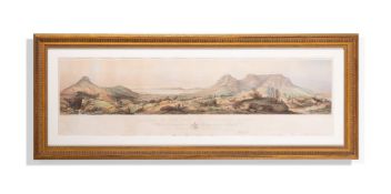 EDMUND WALKER AFTER THOMAS WILLIAM BOWLER, PANORAMA OF CAPETOWN AND SURROUNDING SCENERY
