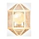 A BRASS AND GLASS WALL LIGHT, BY ANTONY LITTLE - Image 3 of 3