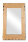 Y A MAPLE AND INDIAN ROSEWOOD MIRROR, BY ANTONY LITTLE