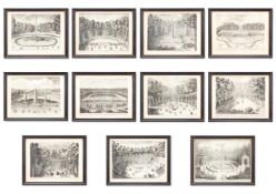 DEMORTAINDEMORTAIN, AFTER DELAMONCE- L'ISLE ROYALE AND TEN OTHER VIEWS OF THE GARDENS OF VERSAILLES