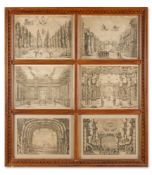 AFTER GIACOMO TORELLI, A SET OF SIX STAGE DESIGNS