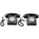 TWO GPO RETRO BLACK OFFICE TELEPHONES, BY PROTELX LTD - Image 2 of 2