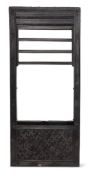 THOMAS JECKYLL, A SMALL CAST IRON FIRE SURROUND FOR BARNARD, BISHOP & BARNARDS, LATE 19TH CENTURY