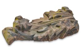 A CARVED SANDSTONE ARCHITECTURAL ACANTHUS MOTIF, PROBABLY 18TH CENTURY