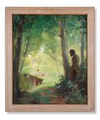 ERNEST HENRY THOMAS (BRITISH 1880-1947), PEEPING PAN