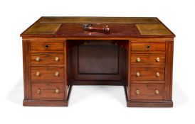 A LATE REGENCY MAHOGANY MECHANICAL DESK, CIRCA 1820
