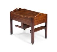 A SET OF GEORGE III OAK METAMORPHIC LIBRARY STEPS, THIRD QUARTER 18TH CENTURY