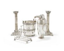 A COLLECTION OF ELECTRO-PLATED ITEMS