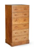 AN OAK CHEST OF DRAWERS POSSIBLY BY HEAL & SONS, CIRCA 1930