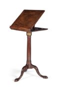 AN EARLY GEORGE III MAHOGANY READING STAND, MID 18TH CENTURY
