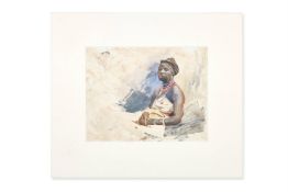 WILHELM KUHNERT (GERMAN 1865-1926), STUDY OF A WOMAN