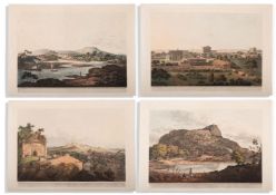 HENRY SALT (BRITISH 1780-1827), FOUR VIEWS OF INDIA FROM TWENTY FOUR VIEWS TAKEN IN ST HELENA