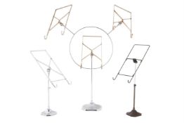 THREE ART DECO DISPLAY STANDS, MID 20TH CENTURY