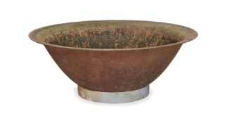 A VERY LARGE INDONESIAN CAST IRON WATER FEATURE, 20TH CENTURY