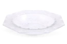 A 'CHANTILLY' GLASS BOWL BY RENE LALIQUE (FRENCH, 1860-1945), DESIGNED 1942