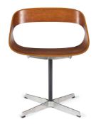 A 'MODEL 130' BENTWOOD SWIVEL CHAIR BY GEOFFREY HARCOURT (BRITISH, B.1935), 1960s