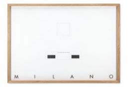 GERHARD MERZ (GERMAN B.1947), PROGRETTA MOSTRA MILANO (PROJECT EXHIBITION MILAN)