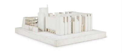AN ARCHITECTURAL MODEL FOR 'THE CENTRO CONGESSI DEL COMMUNE DI MILANO' DESIGNED BY ALTO LORIS ROSSI