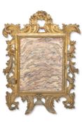 A CARVED GILTWOOD FRAME, ITALIAN