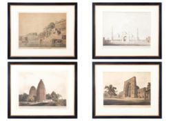 THOMAS DANIELL, R.A. (BRITISH 1749-1840), FOUR VIEWS FROM ORIENTAL SCENERY