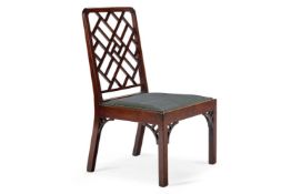 A GEORGE III MAHOGANY CHAIR, CIRCA 1760