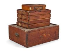 A GROUP OF SIX BOXED ANKER-STEINBAUKASTEN TOYS, NORTH GERMAN