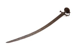 AN INDIAN STEEL TALWAR, 19TH CENTURY