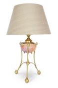 A 'MODEL NO.45' COPPER AND BRASS TABLE LAMP BY W.A.S BENSON (BRITISH, 1854-1924), CIRCA 1900