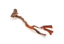 A Chinese rootwood ruyi sceptre