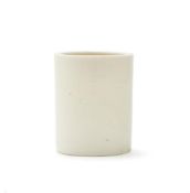 A Chinese dehua white glazed brush pot