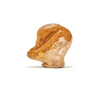 A Chinese amber glazed pottery model of goose