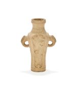 A rare Chinese Shiwan pottery vase